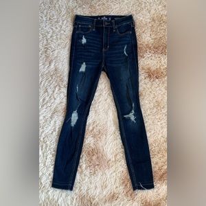 Hollister High Rise Crop Super Skinny Jeans
